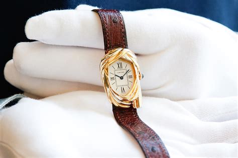 cartier watch plain|best vintage cartier watch.